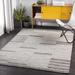 Auchinleck 8' x 10' Wool Light Gray/Cream/Charcoal/Gray Area Rug - Hauteloom