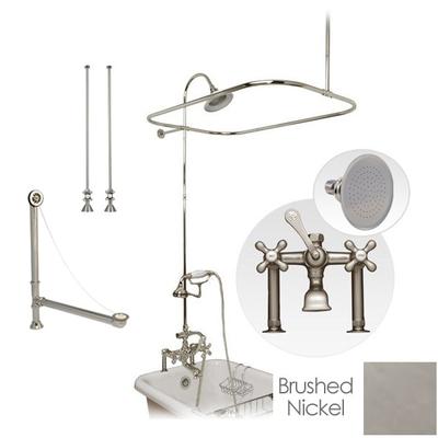 Randolph Morris Clawfoot Tub Rim Mount Shower Enclosure Set SHOWERSET-RM730-60BN