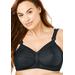 Plus Size Women's Exquisite Form® Fully® Original Support Wireless Bra #5100532 by Exquisite Form in Black (Size 48 C)
