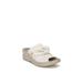 Women's Smile Sandals by BZees in Cream Mesh (Size 7 M)