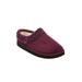 Wide Width Women's The Leela Slipper by Comfortview in Dark Berry (Size XL W)