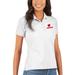 Women's Antigua White Wisconsin Badgers Legacy Pique Polo