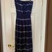 Athleta Dresses | Athleta Maxi Dress | Color: Blue/White | Size: M