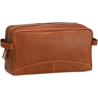 The Chesterfield Brand Kulturbeutel Stefan Cognac Hellbraun