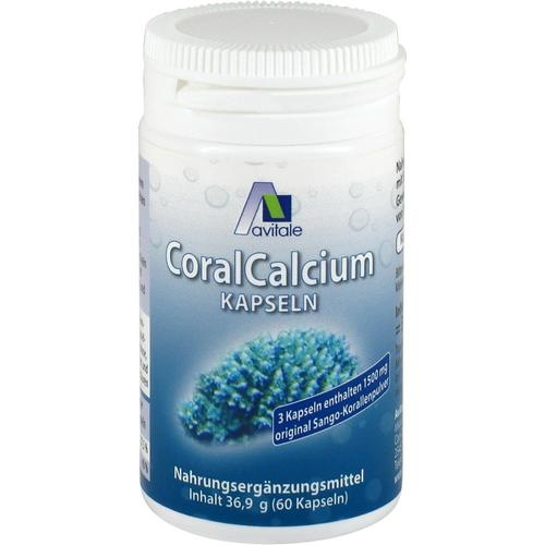 Avitale – CORAL CALCIUM Kapseln 500 mg Mineralstoffe