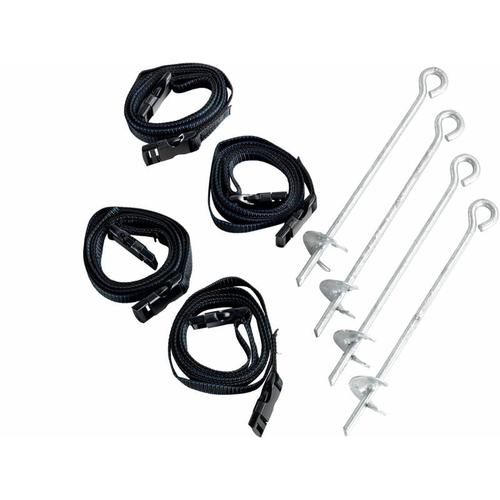 Exit Trampolin Anker-Set (4 Stück) – Grau