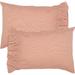 Birch Lane™ Faust Ticking Striped Pillowcase 100% cotton in Red | 11 H x 30 W in | Wayfair 2C949D7C8E7746FE917FB89FA81AF001