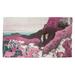 Pink 39 x 0.25 in Area Rug - World Menagerie Climbing on Mt. Fuji Area Rug Polyester | 39 W x 0.25 D in | Wayfair AA0F71A3E301452F99BDF1F62EE0E607