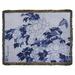 World Menagerie Heavy Peonies & Butterfly Cotton Throw Cotton in Gray/Blue | 37 W in | Wayfair 7B3A211670464BA4847A4F36EB89AF23