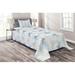 East Urban Home Microfiber Farmhouse/Country Coverlet/Bedspread Set Microfiber in Blue | Twin Bedspread + 1 Sham | Wayfair