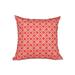 Breakwater Bay Rope Rigging Outdoor Square Pillow Cover & Insert Polyester/Polyfill blend in Orange | 18 H x 18 W x 7 D in | Wayfair