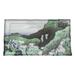 World Menagerie Climbing on Mt. Fuji Pillow Sham Polyester in Gray/Blue | 23 H x 31 W in | Wayfair BC6EF5797A3044358A24585B4A05F1D0