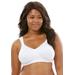 Plus Size Women's 18 Hour Ultimate Lift & Support Wireless Bra 4745 by Playtex in White (Size 44 D)