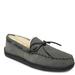 Minnetonka Sheepskin Hardsole Moccasin - Mens 14 Grey Slipper X