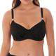 Fantasie Women's Marseille Underwire Gathered Full Cup Bikini Top, Black, 40DD