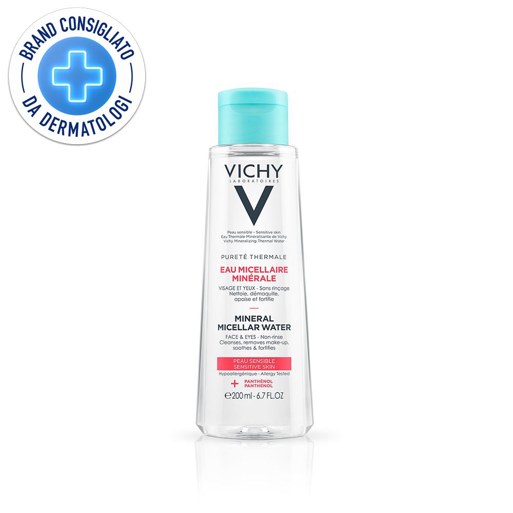 Vichy Pureté Thermale Acqua micellare Minerale 3 in 1 200 ml per pelle