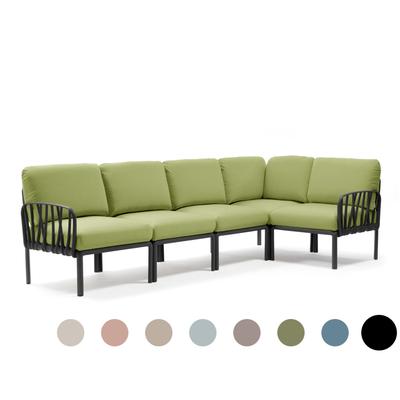 NARDI »Komodo« Sofalounge 5 Gestell taupe / Bezug ghiaccio Sunbrella Image