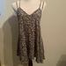 American Eagle Outfitters Dresses | Aeo Boho Loose Flower Dress Small | Color: Black/Green | Size: S