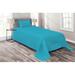 East Urban Home Stars Pale Microfiber Modern & Contemporary Coverlet/Bedspread Set Microfiber in Blue | Twin Bedspread + 1 Sham | Wayfair