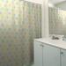 East Urban Home Striped Cupcake Single Shower Curtain Polyester in Green/Brown | 74 H x 71 W in | Wayfair DBBE8E92E2A34E17BDE02B6C9AFC52CB