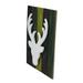 Northlight Seasonal 13" Wood Deer on Green Washed Pallet Inspired Frame Christmas Wall Hanging | 13 H x 11 W x 1.5 D in | Wayfair 32913509