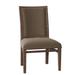 Fairfield Chair Plymouth King Louis Back Parsons Chair Wood/Upholstered in Brown | 36.5 H x 23 W x 24 D in | Wayfair 8411-05_ 8794 70_ Hazelnut