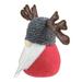 Northlight Seasonal 14" Red & Gray Santa Gnome w/ Moose Antlers Christmas Table Top Decoration | 6 H x 14 W x 6 D in | Wayfair NORTHLIGHT AM87023