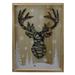 Northlight Seasonal 15.75" Lighted Wooden Reindeer String Art Christmas Wall Hanging Wood in Brown | 15.75 H x 11.75 W x 1.5 D in | Wayfair