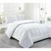 Ebern Designs Dawsmere Microfiber Reversible Comforter Set Polyester/Polyfill/Microfiber in White | Twin Comforter | Wayfair