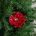 Northlight Seasonal 4.5" & Gold Contemporary Poppy Christmas Clip Plastic in Red | 3 H x 4.5 W x 4.5 D in | Wayfair NORTHLIGHT GB26400