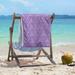 Brayden Studio® Classic Hand Drawn Triangles Beach Towel Polyester/Cotton Blend in Indigo | Wayfair 718C840F85FD486197E7E8379200399A