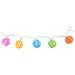 Northlight Seasonal 10-Count Multi-Color Round Lantern Patio String Light Set 7.25ft. Wire in White | 2.75 H x 2.75 W x 2.75 D in | Wayfair