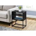 Accent Table / Side / End / Nightstand / Lamp / Living Room / Bedroom / Metal / Laminate / Black / Contemporary / Modern - Monarch Specialties I 3505