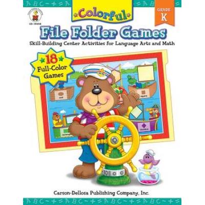 Colorful File Folder Games, Grade K: Skill-Building Center Activities For Language Arts And Math