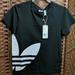 Adidas Shirts & Tops | Adidas Originals Large Logo Tee Youth Sz M | Color: Black/White | Size: Mb