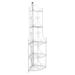 East Urban Home Corner Plant Stand Plant Rack Shelves Flower Pot Stand for Patio Steel Metal in White | 23.6 H x 14.2 W in | Wayfair