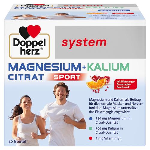 Doppelherz – Magnesium+Kalium Citrat system Granulat Mineralstoffe