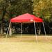 Specstar Slant Leg 8 Ft. W x 8 Ft. D Metal Party Tent Canopy Metal/Soft-top in Red | 90 H x 96 W x 96 D in | Wayfair X001Y158HZ