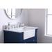 Breakwater Bay Moton 48" Single Bathroom Vanity Set Wood/Marble in Blue | 35 H x 48 W x 22 D in | Wayfair 1E060C593B18461E849A4C8351E1E1DB