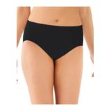 Plus Size Women's One Smooth U All-Around Smoothing Hi-Cut Panty by Bali in Black (Size 9)