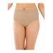 Plus Size Women's Comfort Revolution Brief by Bali in Nude Damask (Size 9)