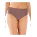 Plus Size Women's One Smooth U All-Around Smoothing Hi-Cut Panty by Bali in Mocha Velvet (Size 6)