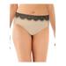 Plus Size Women's One Smooth U All-Around Smoothing Hi-Cut Panty by Bali in Nude Black Lace (Size 9)