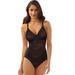 Plus Size Women's Lace'N Smooth Body Briefer by Bali in Black (Size 38 D)
