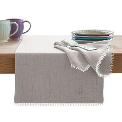 French Perle Solid Color Table Runner 14 x 90, 14 ...
