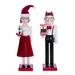 The Holiday Aisle® 2 Piece Wood Christmas Spectacles Couple Set Wood in Brown | 15 H x 4 W x 4 D in | Wayfair 27C07BF2C1144D33AA1DBA4D10CC39E8