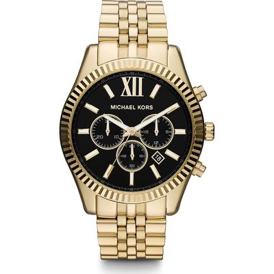 Michael Kors - Default Brand Line Chronograph Edelstahl Herrenuhren Herren