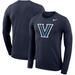 Men's Nike Navy Villanova Wildcats Big & Tall Primary Logo Legend Performance Long Sleeve T-Shirt