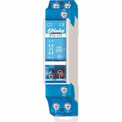 Eltako Installationsrelais, 1TE, teilelektronisch, DIN-Schiene, 1S, 1Ö, 24V/DC, 16A, 230V, AC Image