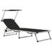 Arlmont & Co. Dolores Reclining Zero Gravity Chair Metal in Black | 10.04 H x 73.23 W x 22.83 D in | Wayfair 34A8DA4FB3F54A7CB2DCECDD3FBB22F9